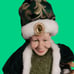 Christmas Elf Decor In Festive Green And Gold Outfit With Staff 22