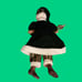 Christmas Elf Decor In Festive Green And Gold Outfit With Staff 22