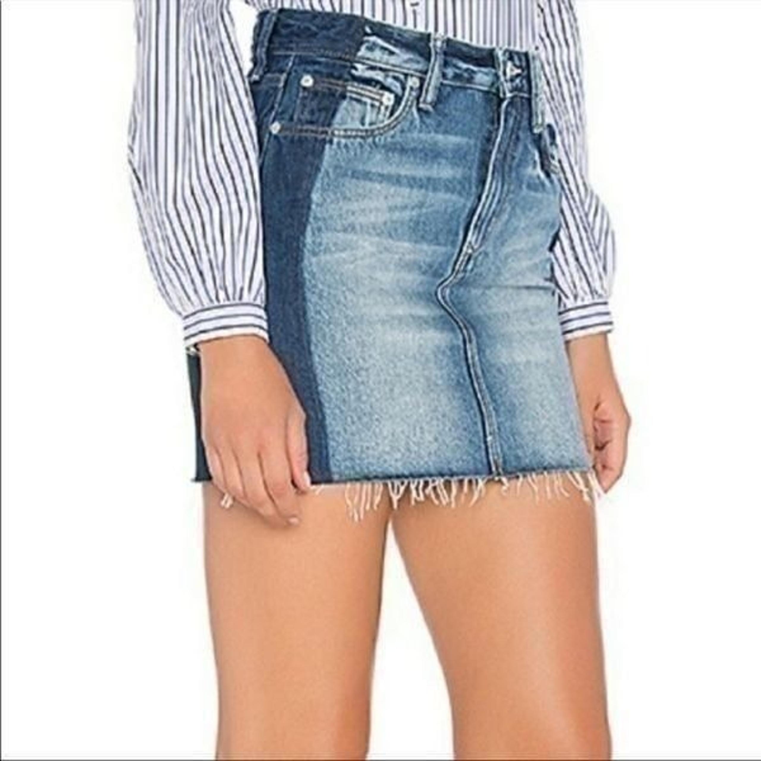 Lovers + Friends Elijah Denim Mini Skirt size 25