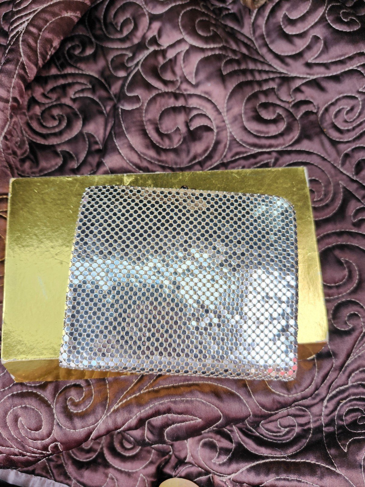 Vintage Mesh Whiting and Davis purse