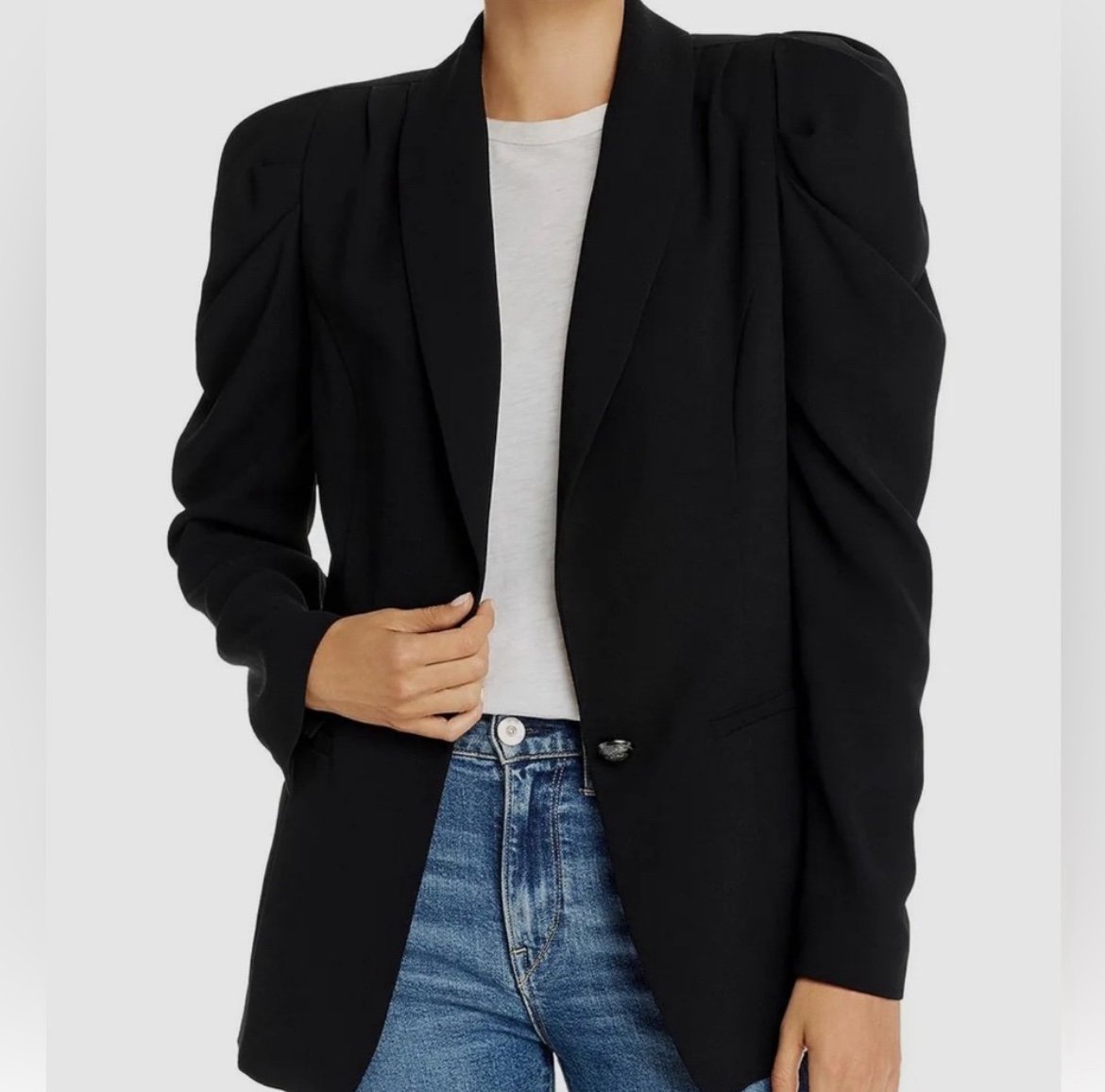 Ramy Brook Albie Puff Sleeve Blazer