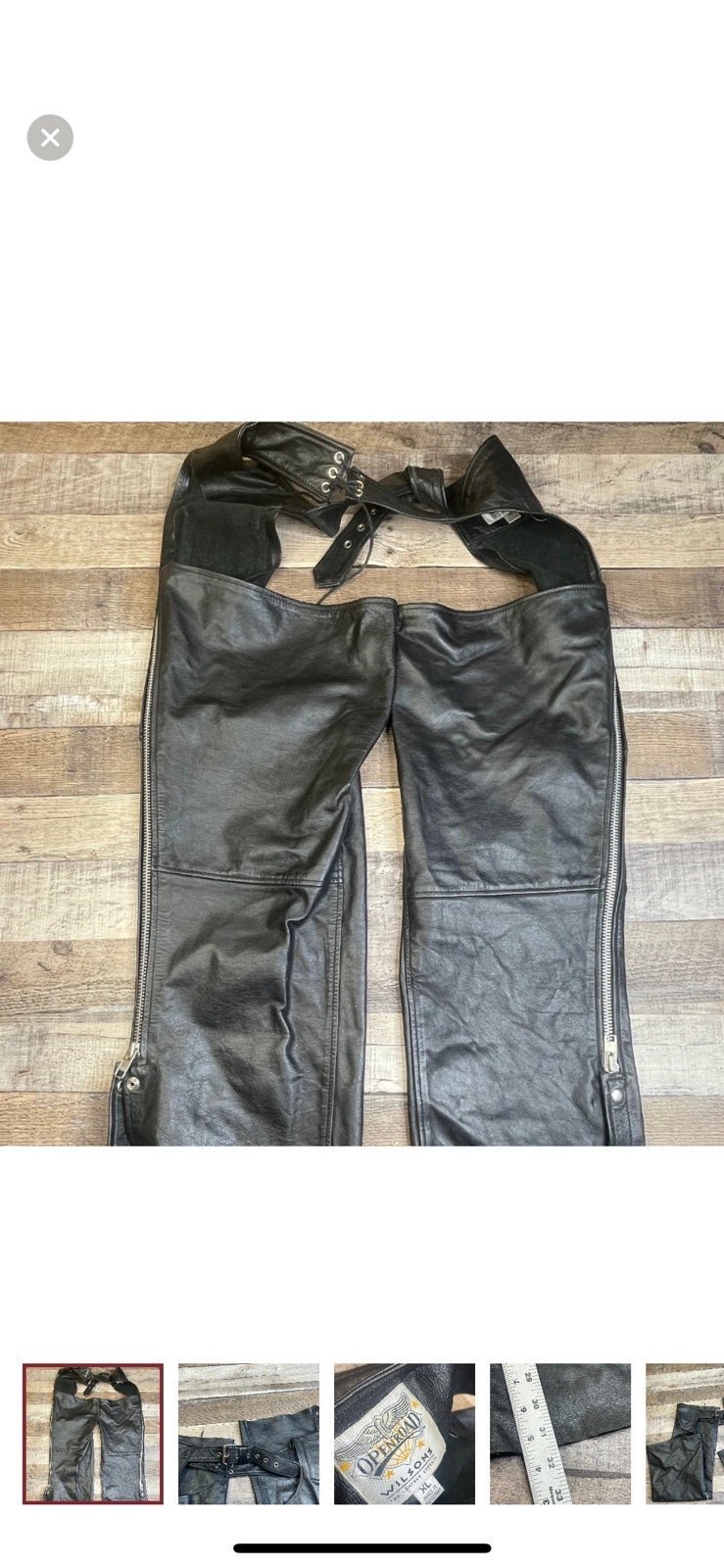 Leather chaps