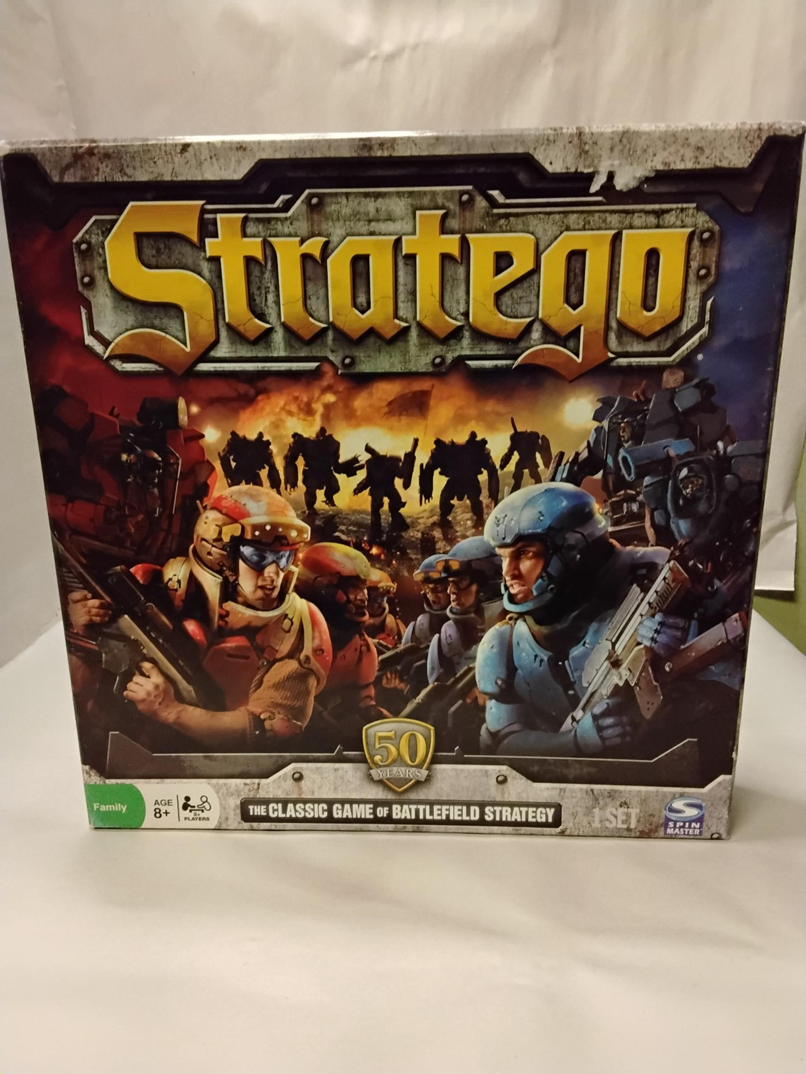 Stratego 50 Year Classic Edition Board Game 100% Complete 2011 Spin Master