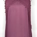 Beautiful Berry Plum Crochet Lace High Neck Halter Tunic Top Women's Size Medium