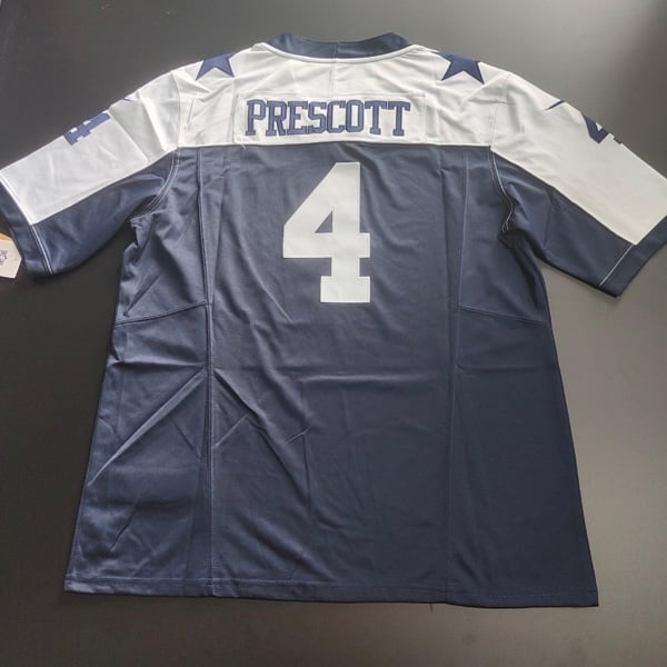 BNWT PRESCOTT #4 Dallas Cowboys Navy Jersey