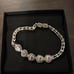 925 Amethyst Sterling Silver Bracelet