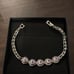 925 Amethyst Sterling Silver Bracelet