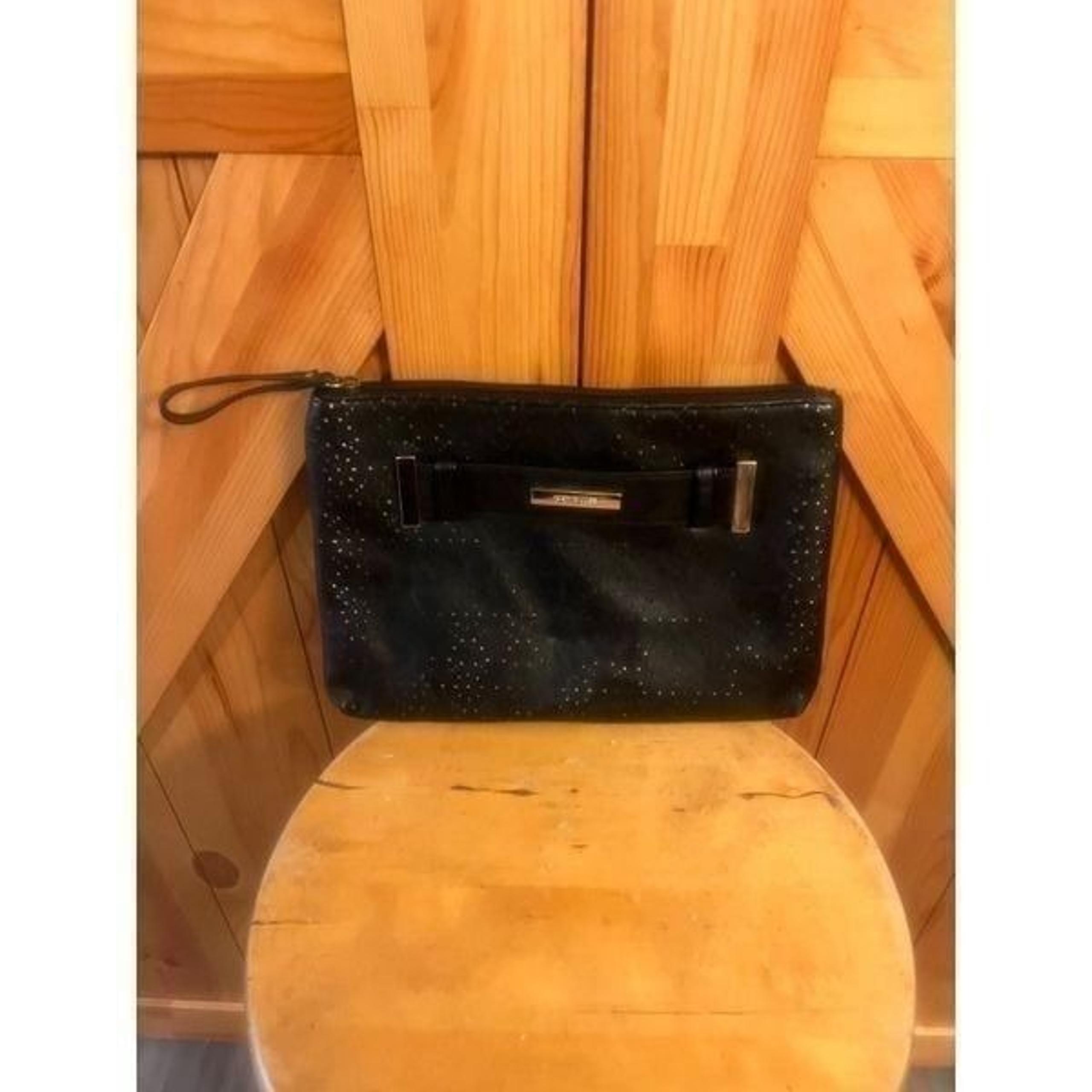 G by Guess Black Clutch Purse 11.5" X 8" EUC!