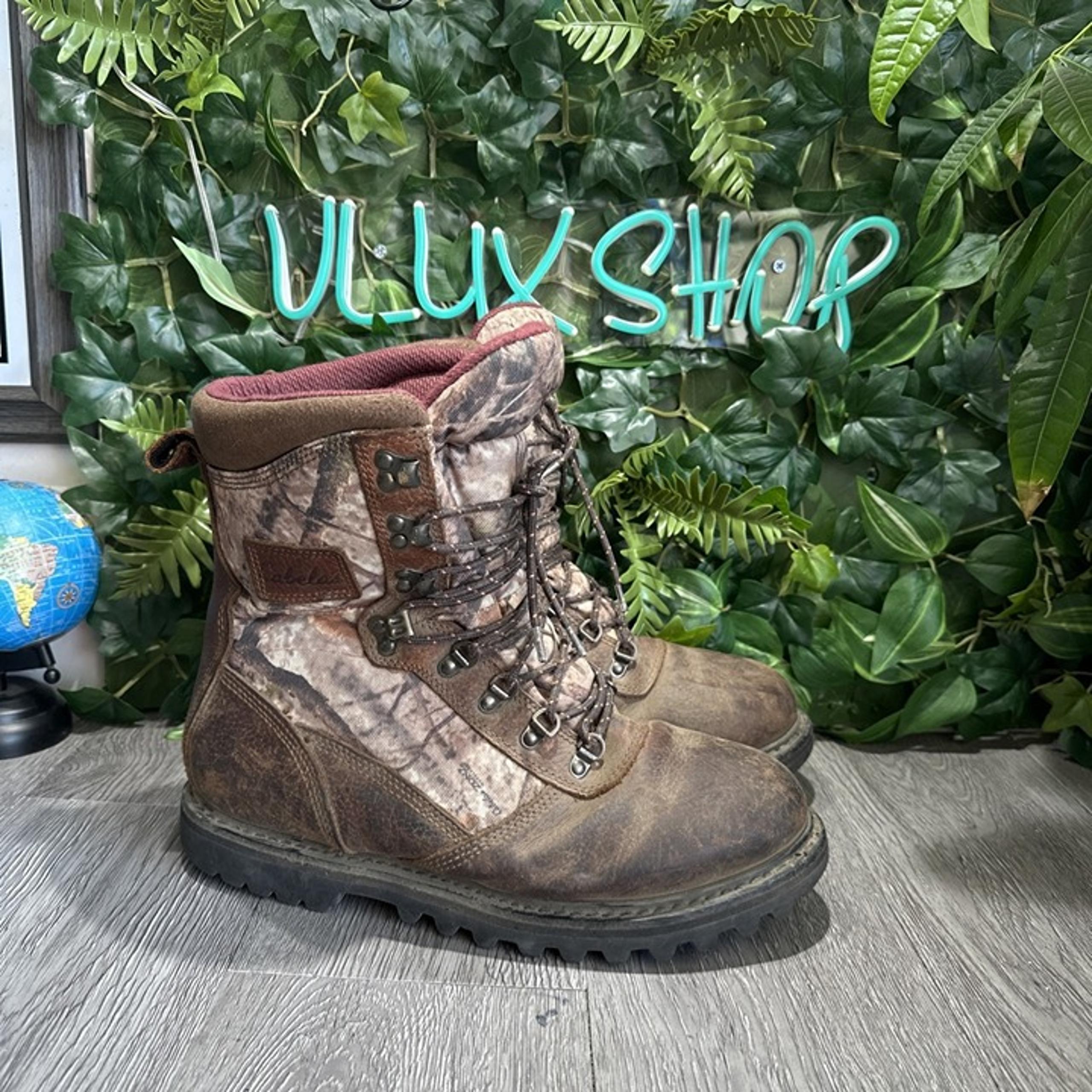 Cabela's Camo Hunting Boots 81-3739 Thinsulate Ultra Dry-Plus Men's 10 EE