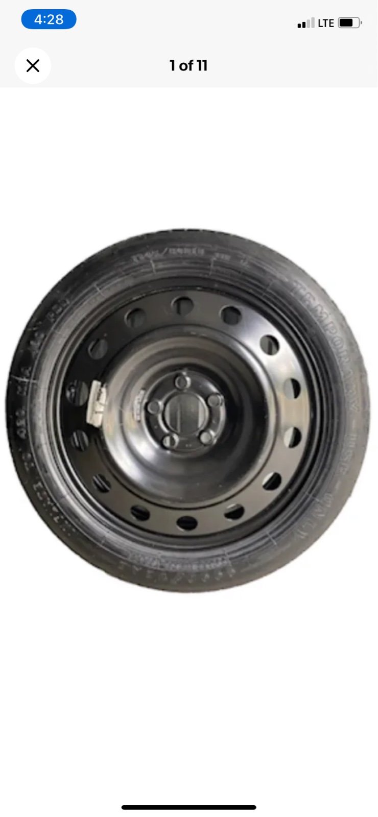 ✅ 05-17 DODGE MAGNUM CHARGER CHALLENGER SPARE TIRE RIM COMPACT WHEEL 145/80/18