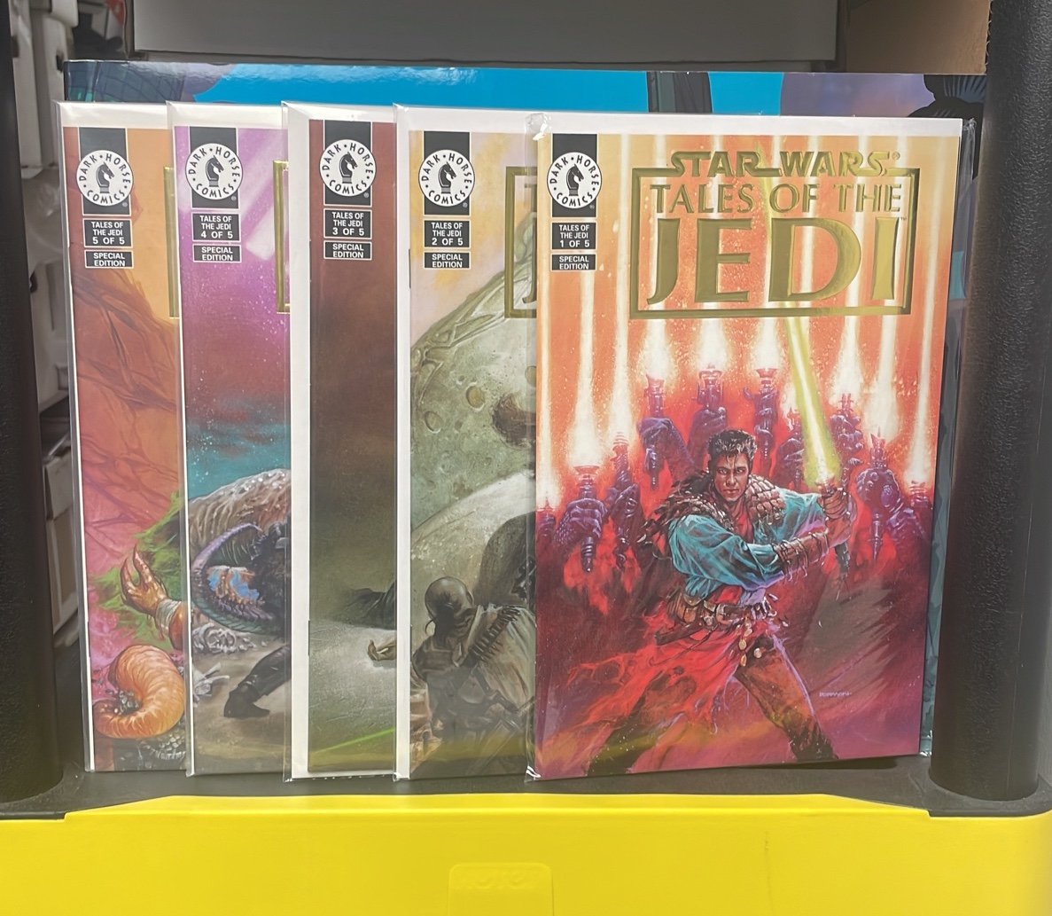 Tales of the Jedi 1-5 GOLD FOIL rare Star Wars
