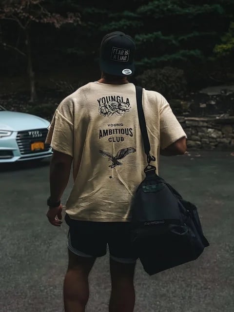 Young la immortal oversized reversible shirt