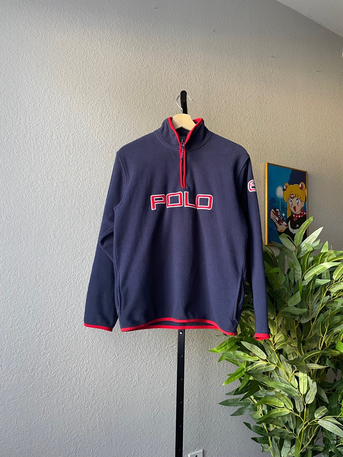 Ralph Lauren vintage fleece zip sweater