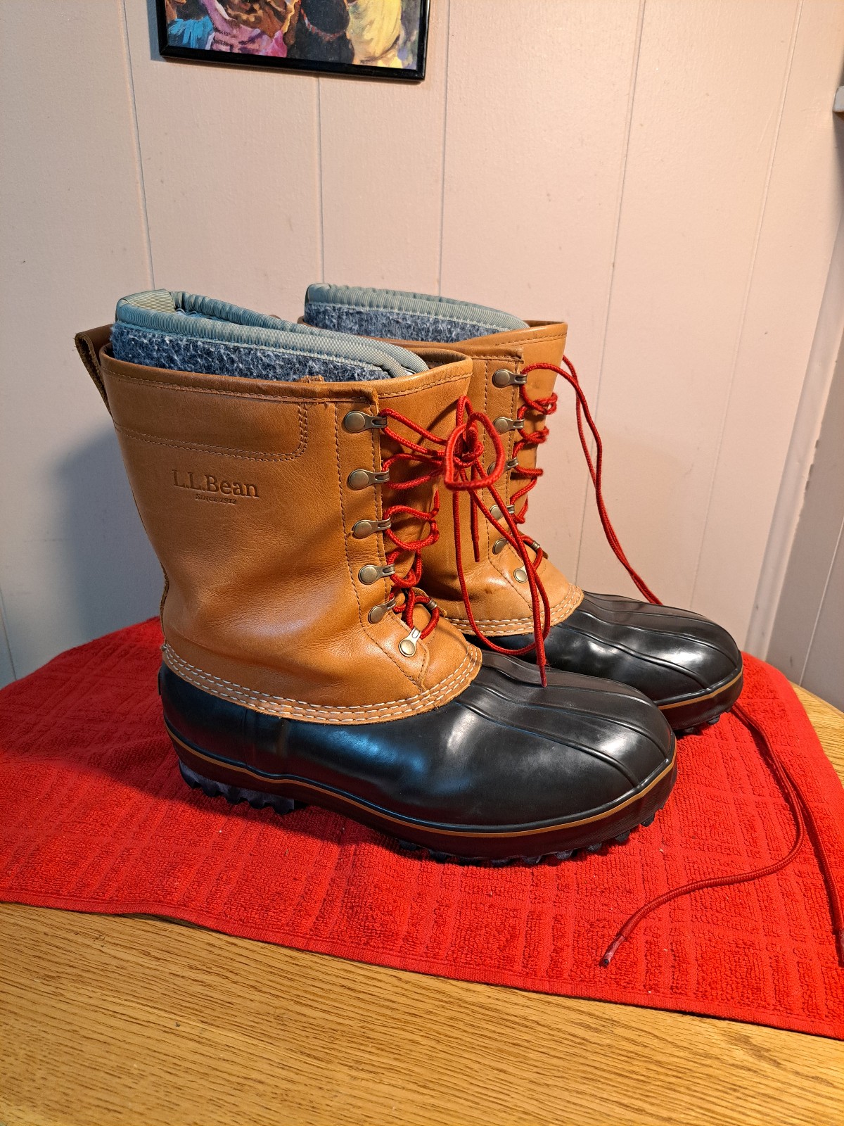 Men's LL.Bean Maine Insualted Pac Boots Sz.10.5-11