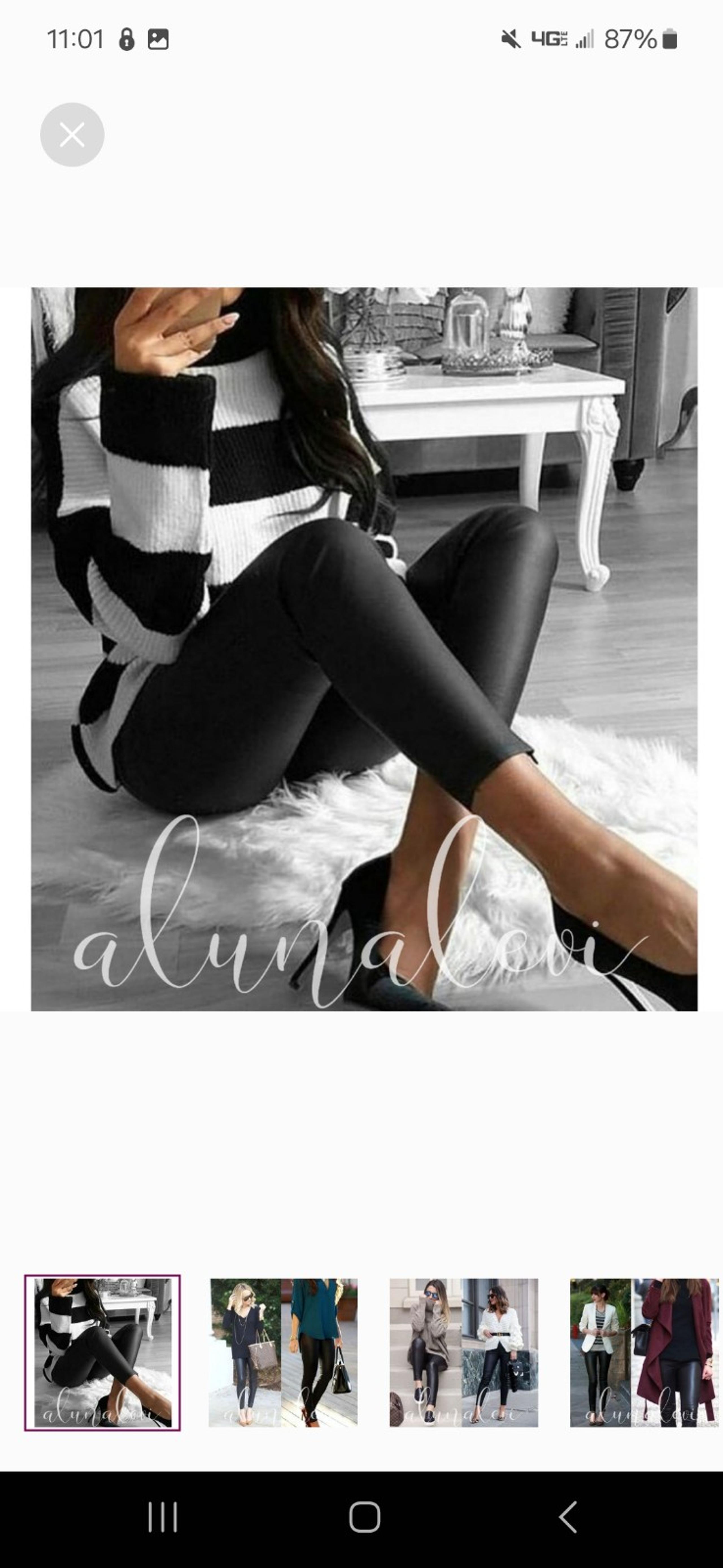 FAUX LEATHER LEGGINGS