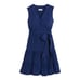 NWT Vineyard Vines Performance Harbor Seersucker Wrap Dress Deep Bay Blue Small