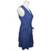 NWT Vineyard Vines Performance Harbor Seersucker Wrap Dress Deep Bay Blue Small