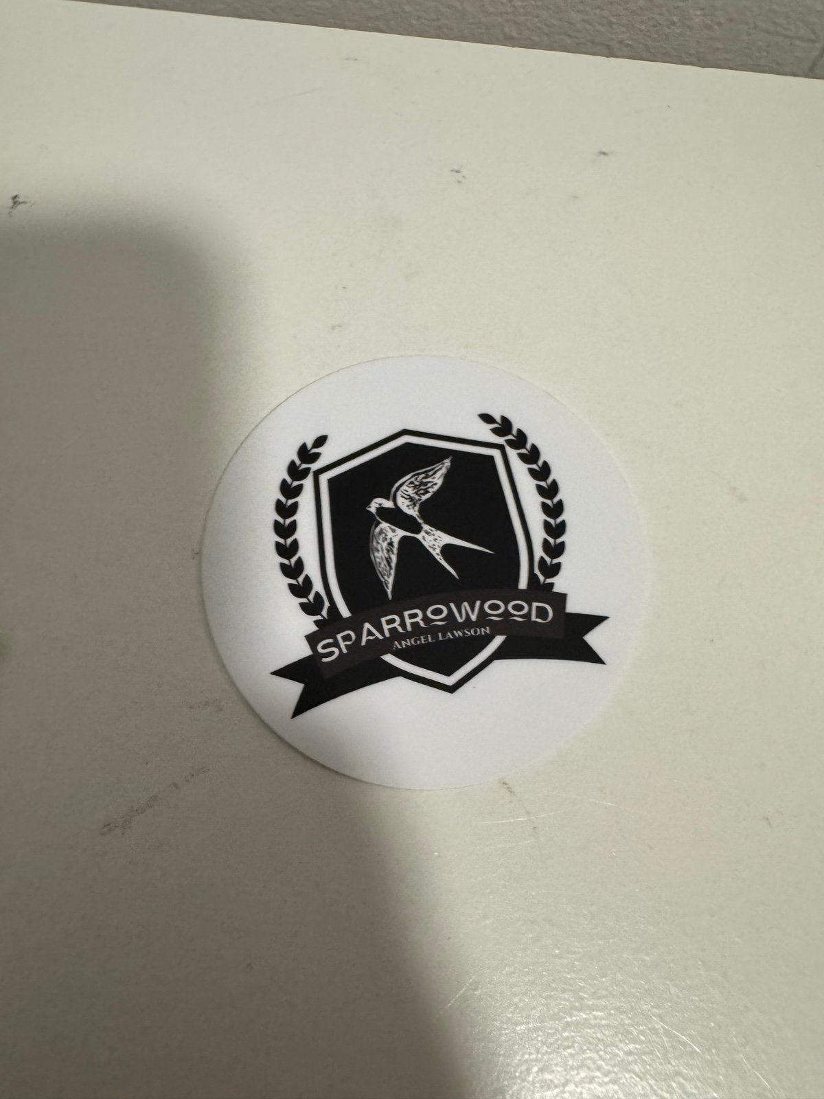 Sparrowood academy angel Lawson sticker