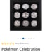 pokémon celebration commemorative coin set (9-piece)