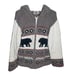 VTG Earth Ragz Bear Hooded Sweater