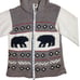 VTG Earth Ragz Bear Hooded Sweater