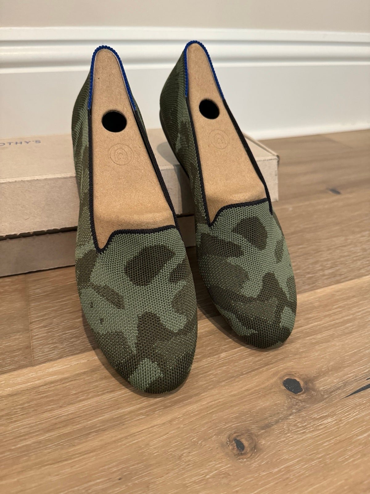 Rothy’s Olive Camo Loafers - Size 8 *NEW*