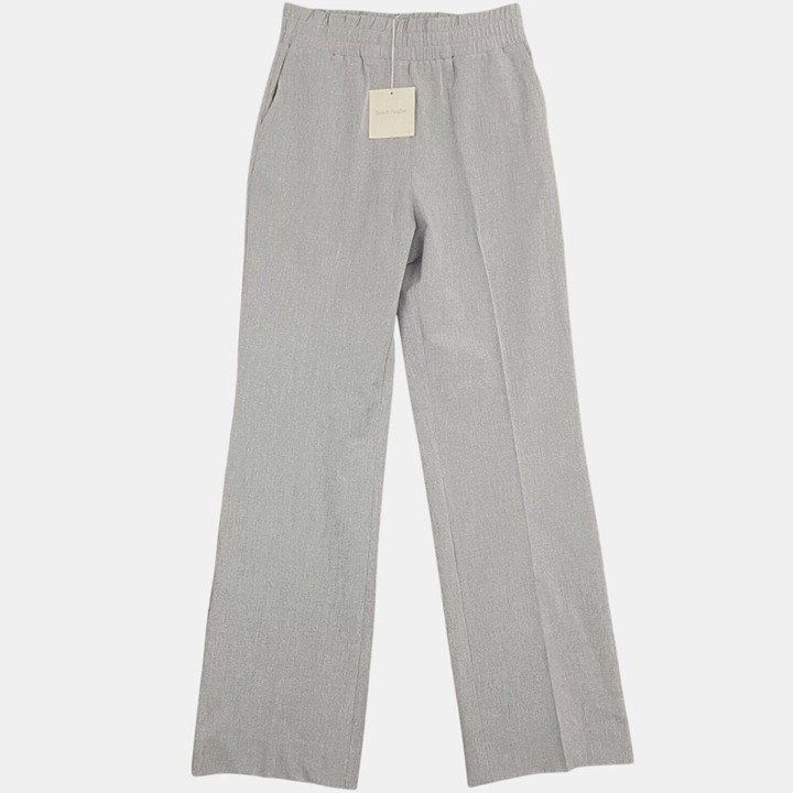NWT FAVORITE DAUGHTER Favorite Pant Wide Leg Straight Pull On M Frost NEW rto