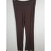 Adaniki Yoga Pants Straight Leg Pants Brown LG? Loose Stretch Modal Drawstring