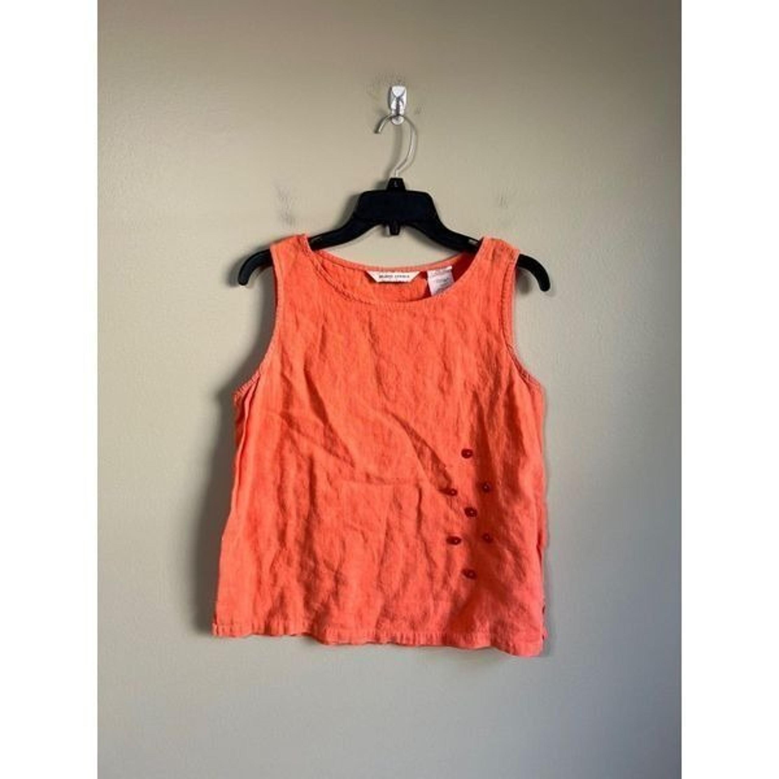 Mel rose studio small linen top