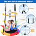 Odoland 24 inch Kids Tree Swing, Outdoor Saucer Platform Swing 220lb Capacity