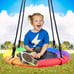 Odoland 24 inch Kids Tree Swing, Outdoor Saucer Platform Swing 220lb Capacity