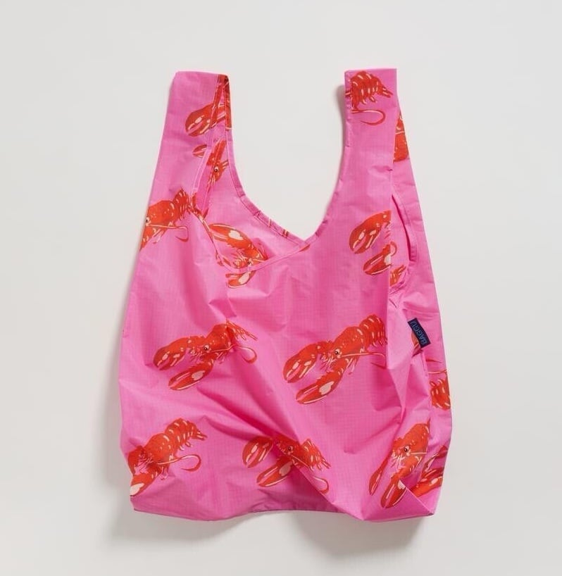 Baggu Baby Reusable Bag in Pink Lobster