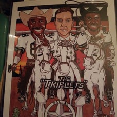Dallas Cowboys triplets rare character a