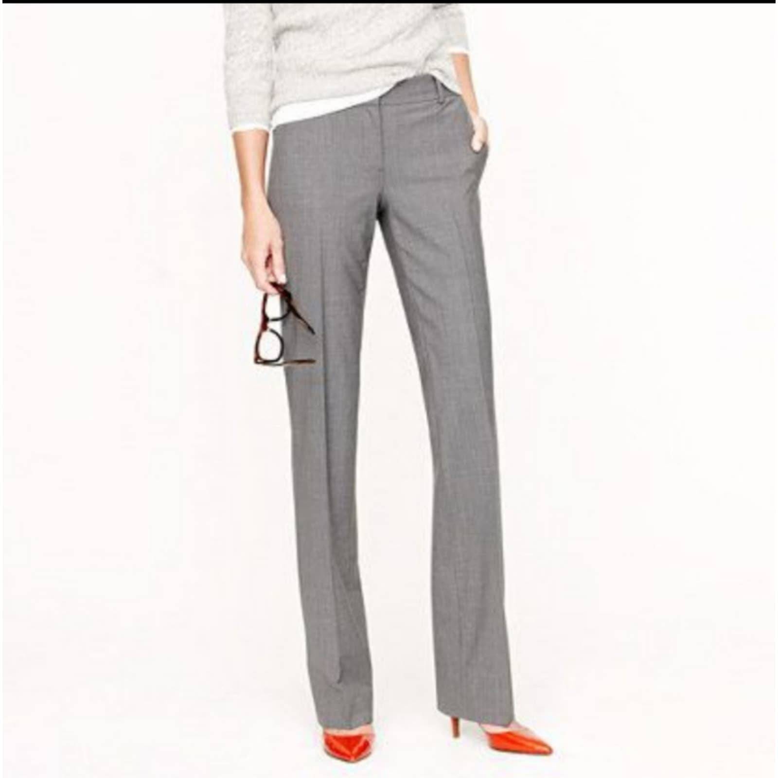 NWT J CREW Black PRESTON TROUSER Sz 6 Tall Super 120s Wool e0544 Dress Pants NWT J CREW Black PRESTON TROUSER Sz 6 Tall Super 120s Wool e0544 Dress Pants