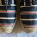 Tory Burch “FLORENCE” Stripe Platform Espadrille NWOB SZ 10