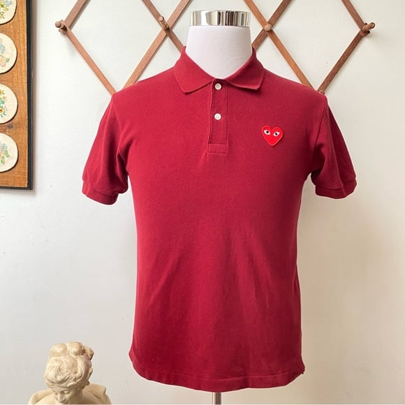 PLAY Comme des Garçons Logo Polo