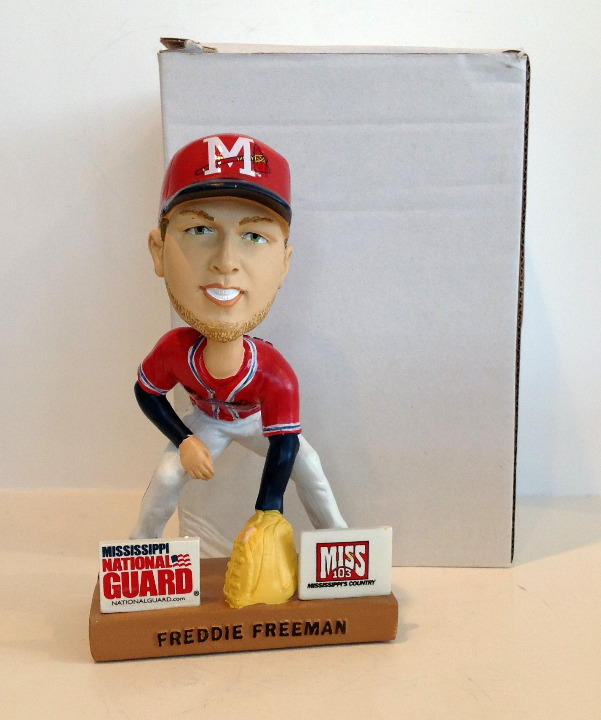 Freddie Freeman 2014 Mississippi Braves Bobble SGA