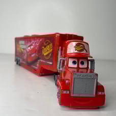 Disney Pixar cars Mack truck hauler transforming play set
