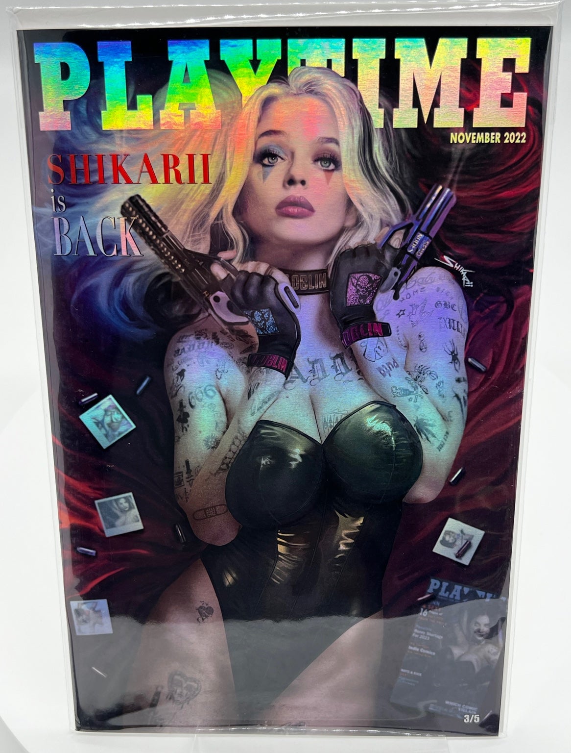 HARDLEE THINN HARLEY QUINN NOV 22′ SHIKARII FOIL LIMITED EDITION #3/5