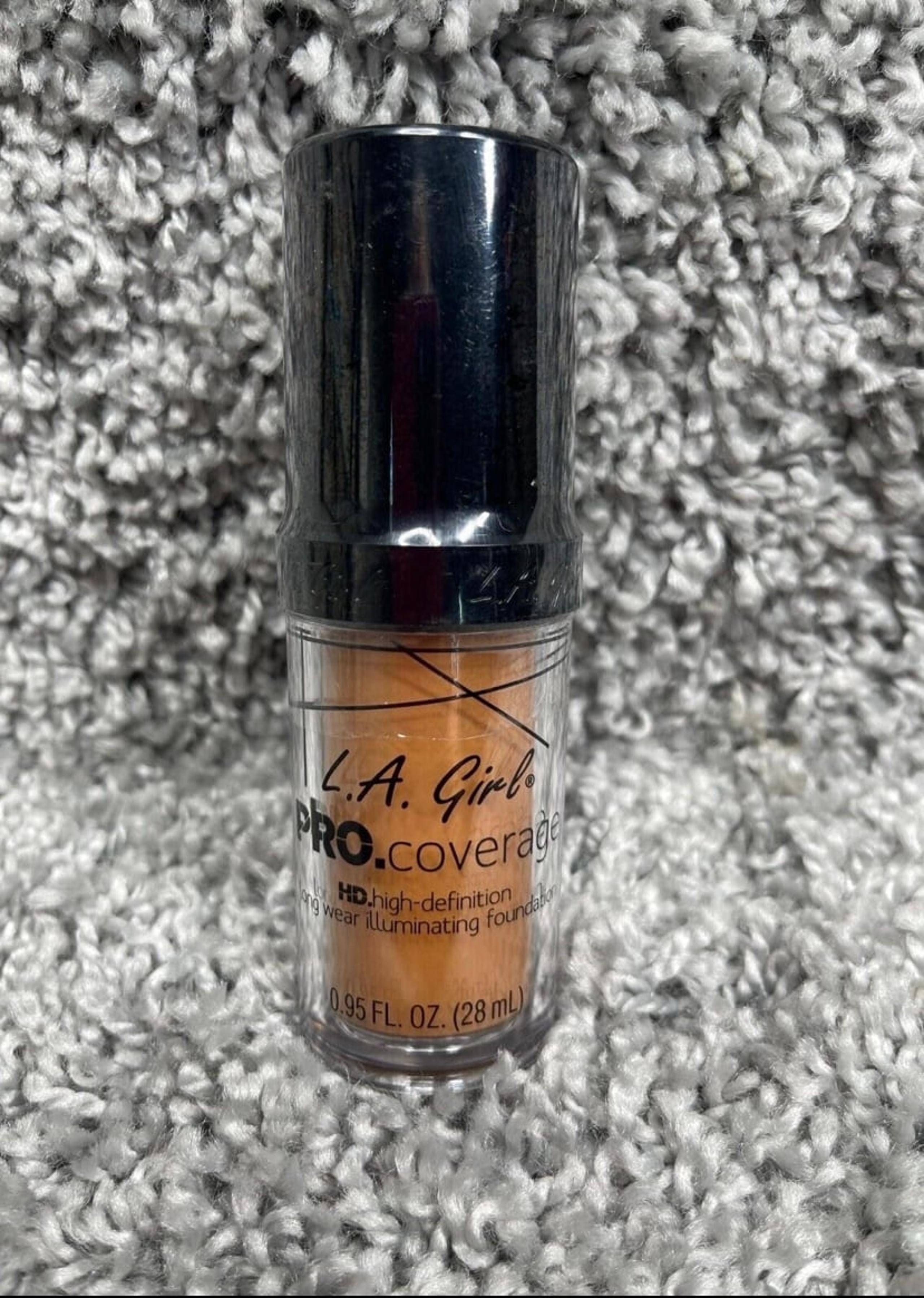 LA Girl Pro Coverage High Definition Liquid Foundation GLM651 Bronze 0.95 Fl Oz
