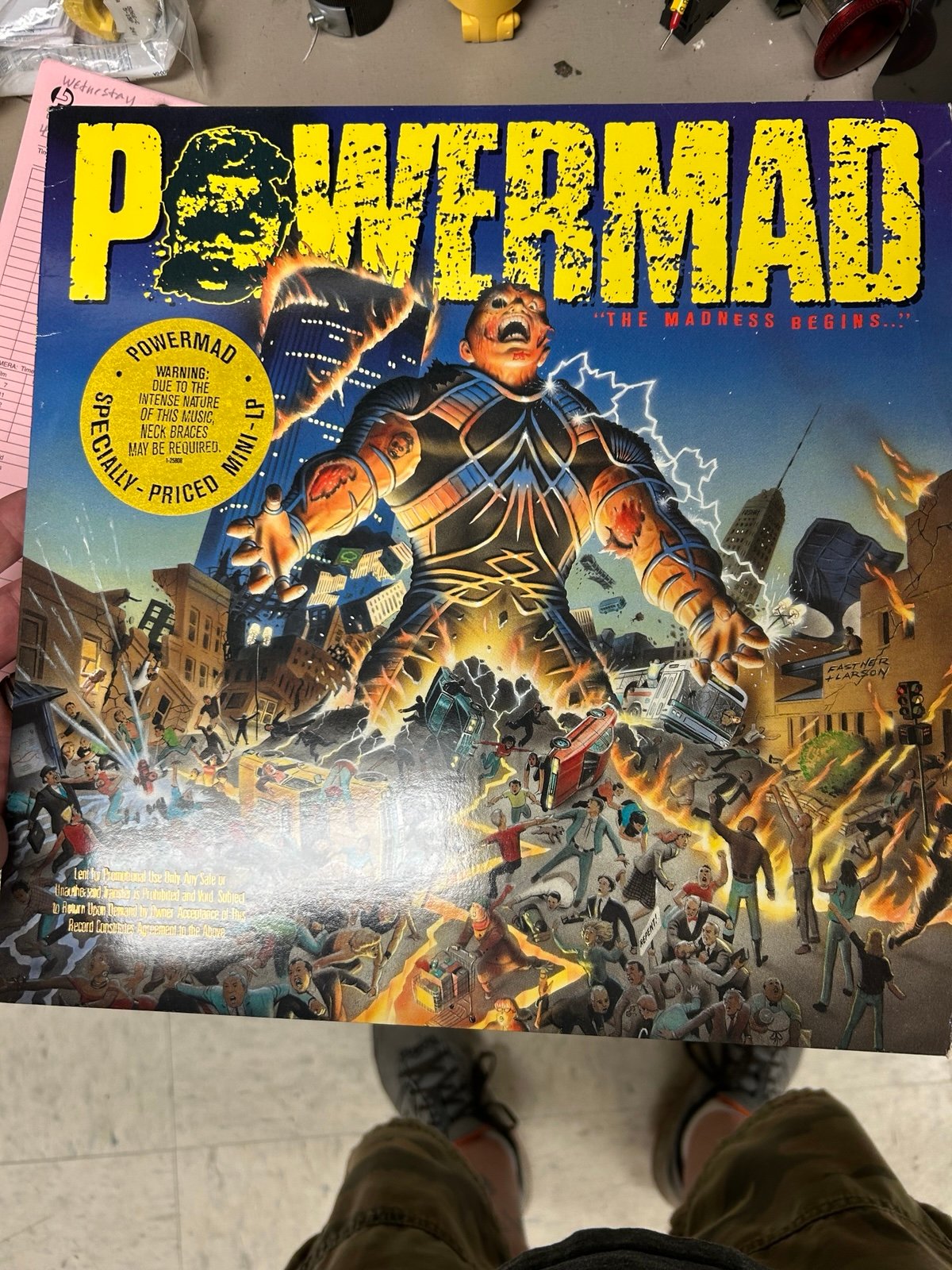 Powermad The madness begins vinyl EP thrash metal