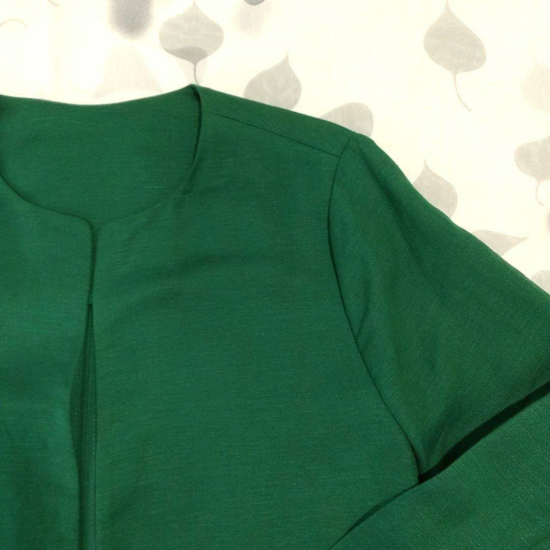 ※Excellent Condition♪※ DoCLASSE Linen Blend No-Collar Coat Cardigan