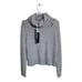 Antonio Melani Sweater Women M Amelia Patina Gray Cashmere Turtleneck Cable Knit