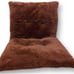 Cushion Backrest Fluffy Brown 60×107