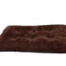 Cushion Backrest Fluffy Brown 60×107