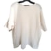 360 Cashmere Ivory Boat Neck Pullover Dolman Short Sleeve Sweater Size Medium