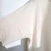 360 Cashmere Ivory Boat Neck Pullover Dolman Short Sleeve Sweater Size Medium