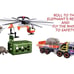 Matchbox Animal Rescue Combo Pack Vehicles 17 Safari Rescue Helicopter Truck