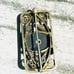 Art Deco Filigree Bar Brooch Pin 1/20 12K GF Black Onyx Genuine Diamond STUNNING