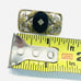 Art Deco Filigree Bar Brooch Pin 1/20 12K GF Black Onyx Genuine Diamond STUNNING